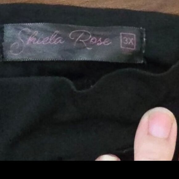 Women's Plus Black Sleeveless Shirt 3x - Picture 4 of 5